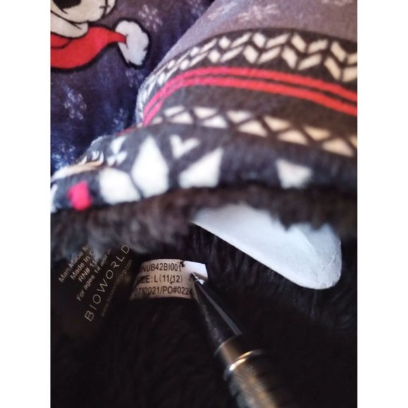 Tim Burton's Disney The night before Christmas slippers size 9 to 10 size 11 to - Picture 6 of 7